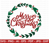 Christmas Wreath SVG