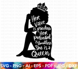 She is a Queen SVG