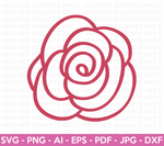 Rose Flower SVG