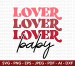 Love Baby Retro Svg