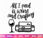 Wine and Crafting SVG