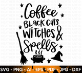 Spell and Witches SVG