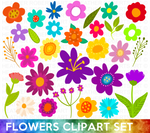 Flowers Clipart Set