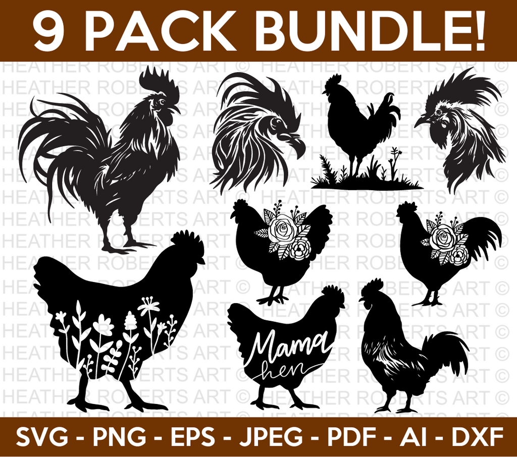 Chicken Mama SVG Bundle