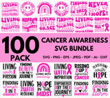 Cancer Awareness Mega SVG Bundle