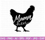 Mama Hen SVG