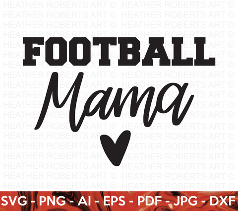 Football Mama SVG