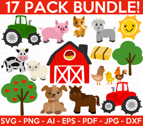 Farm Animals SVG Bundle