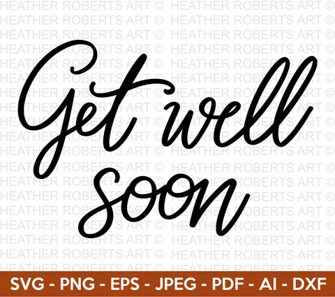 Get Well Soon SVG