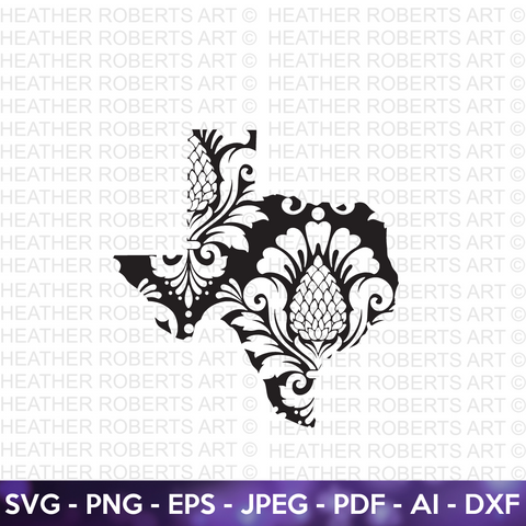 Texas Pattern Design SVG