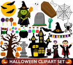 Halloween Clipart Set