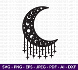 Moon and Star SVG