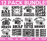 Retro Photography SVG Bundle