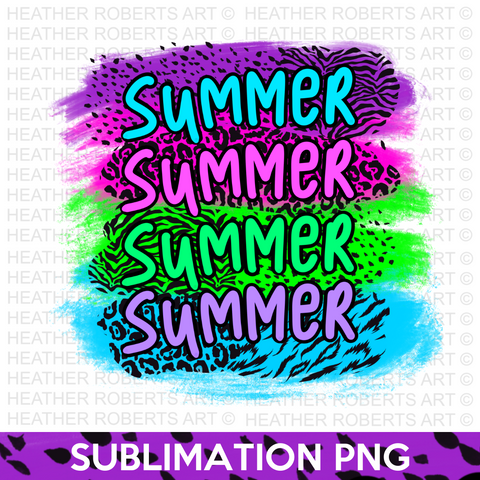 Summer Sublimation PNG