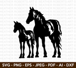 Horses SVG