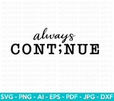 Always Continue SVG