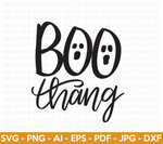 Boo Thang SVG