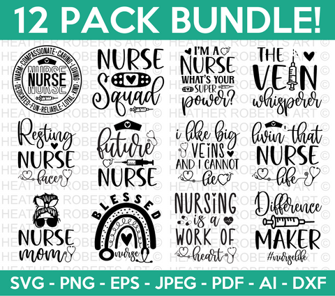 Nurse SVG Bundle