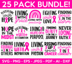 Cancer Awareness SVG Bundle