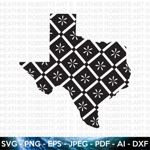 Texas Pattern Design SVG