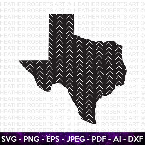 Texas Pattern Design SVG