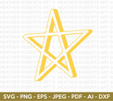 3D Star SVG