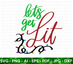 Christmas Lit SVG