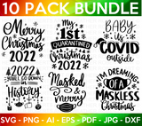 Christmas Quarantine SVG Bundle