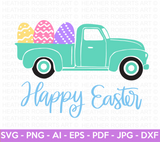 Easter Truck SVG