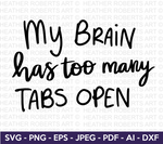 Too Many Tabs Open SVG