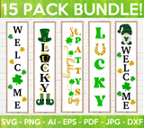 St. Patrick's Day Porch Sign SVG Bundle