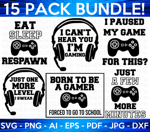 Gamer SVG Bundle