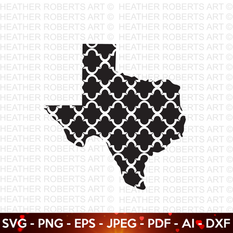 Texas Pattern Design SVG