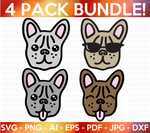 French Bulldog SVG Bundle