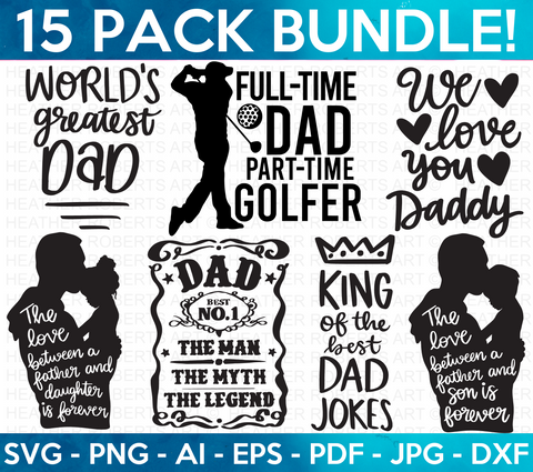 Fathers Day SVG, Bundle