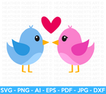 Love Birds SVG