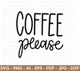 Coffee Please SVG