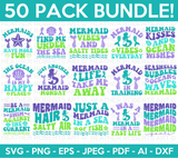 Mermaid SVG Bundle