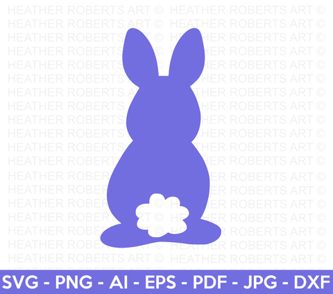 Easter Bunny Colored SVG