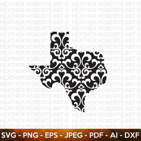 Texas Pattern Design SVG