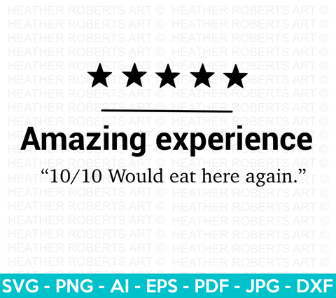 Amazing Experience SVG