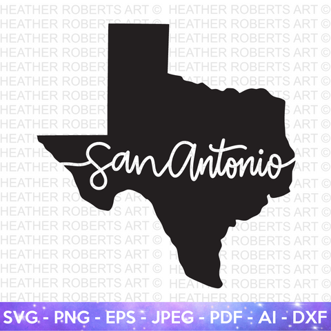 San Antonio City SVG