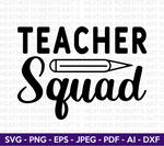 Teacher Squad SVG