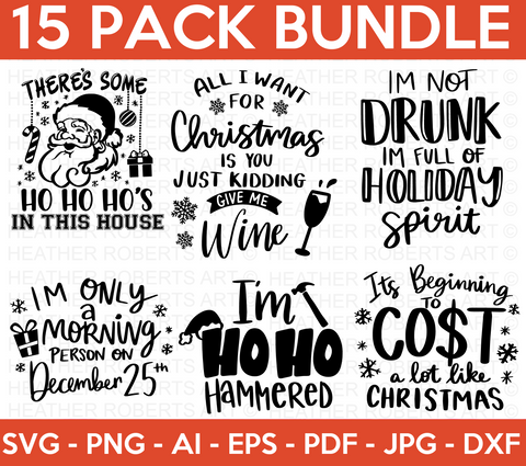 Funny Christmas SVG Bundle