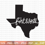 Fort Worth City SVG