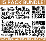 Thanksgiving SVG Bundle