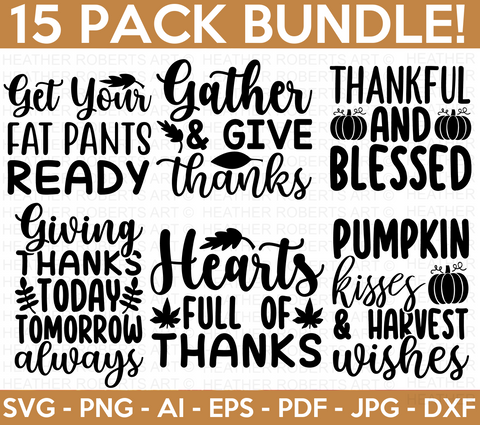 Thanksgiving SVG Bundle