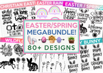 EASTER and SPRING MEGA BUNDLE, 87 Designs