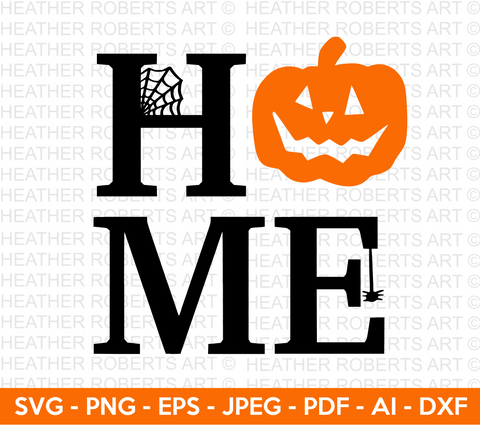 Halloween Pumpkin - Home SVG