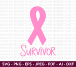 Cancer Survivor Ribbon SVG